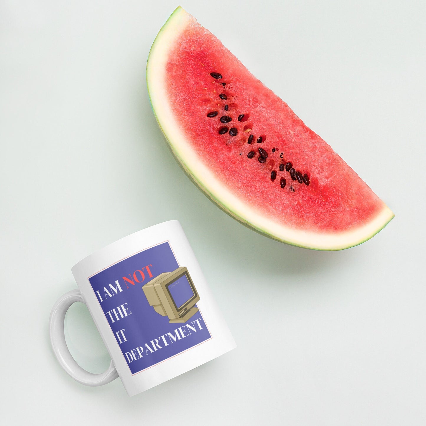 I'm not IT Mug Cup / Gifts Ideas Presents For Mum Dad Birthday Mothers Day / Christmas gift for him or her / Corporate gift