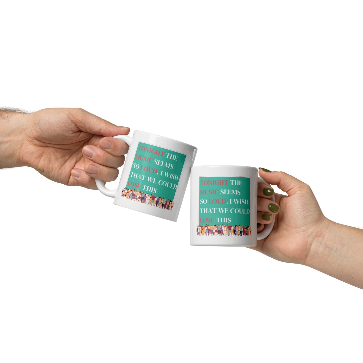 Careless Whisper Lyric Mug Cup / Gifts Ideas Presents For Mum Dad Birthday Mothers Day / Christmas gift for him or her / Corporate gift