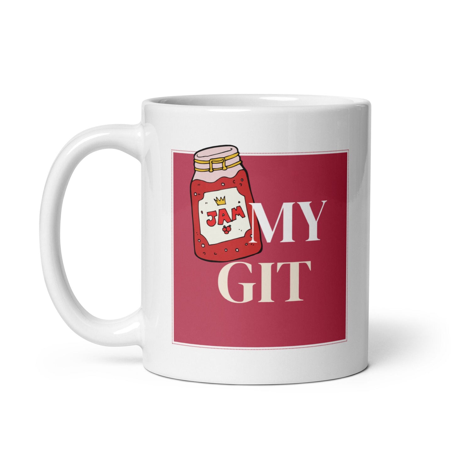 Jammy Git Mug Cup / Gifts Ideas Presents For Mum Dad Birthday Mothers Day / Christmas gift for him or her / Corporate gift
