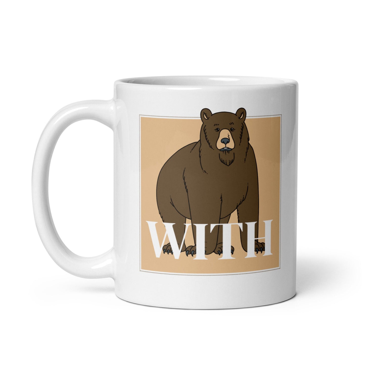 Bear With Mug Cup / Gifts Ideas Presents For Mum Dad Birthday Mothers Day / Christmas gift for him or her / Corporate gift