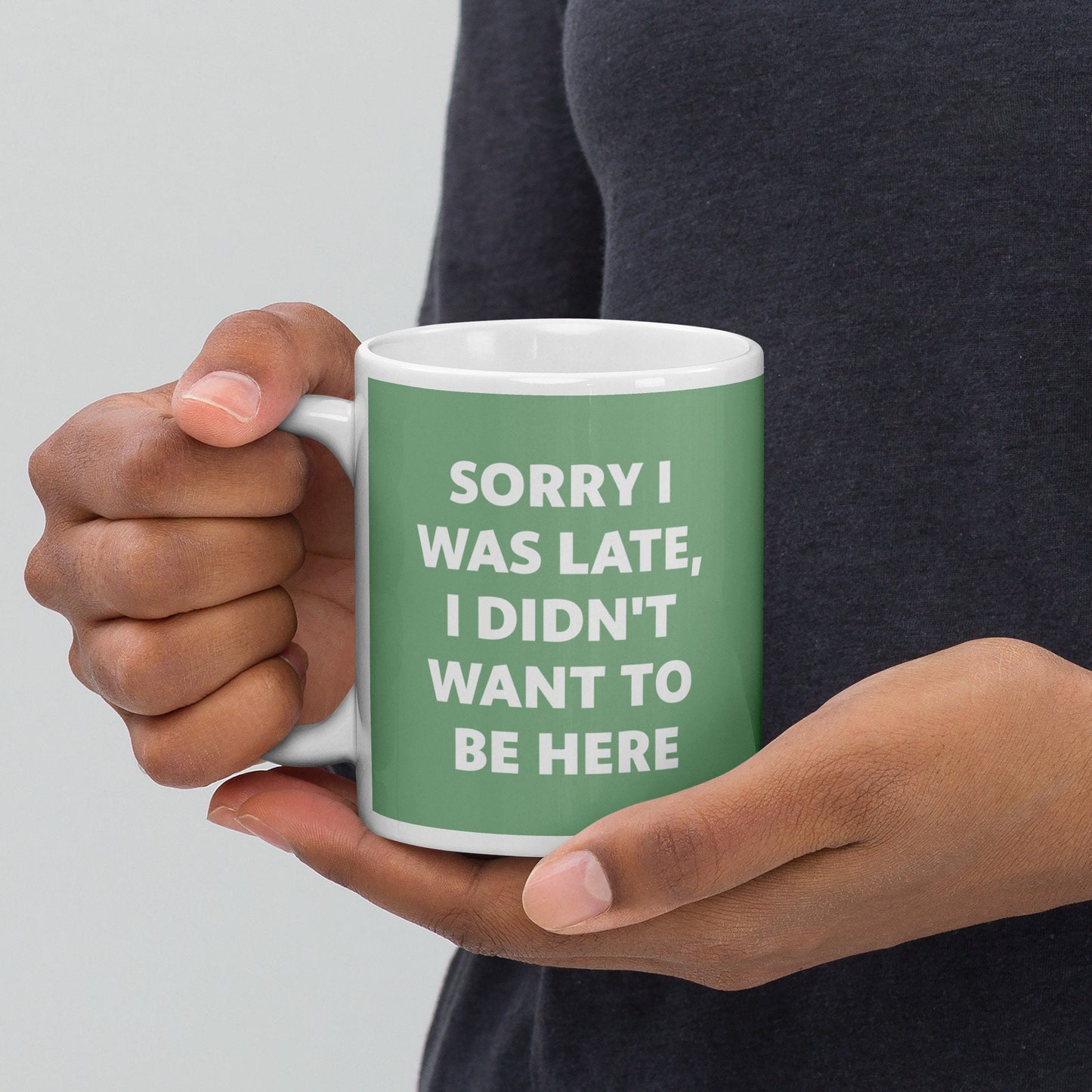 Sorry I was Late Mug Cup / Gifts Ideas Presents For Mum Dad Birthday Mothers Day / Christmas gift for him or her / Corporate gift