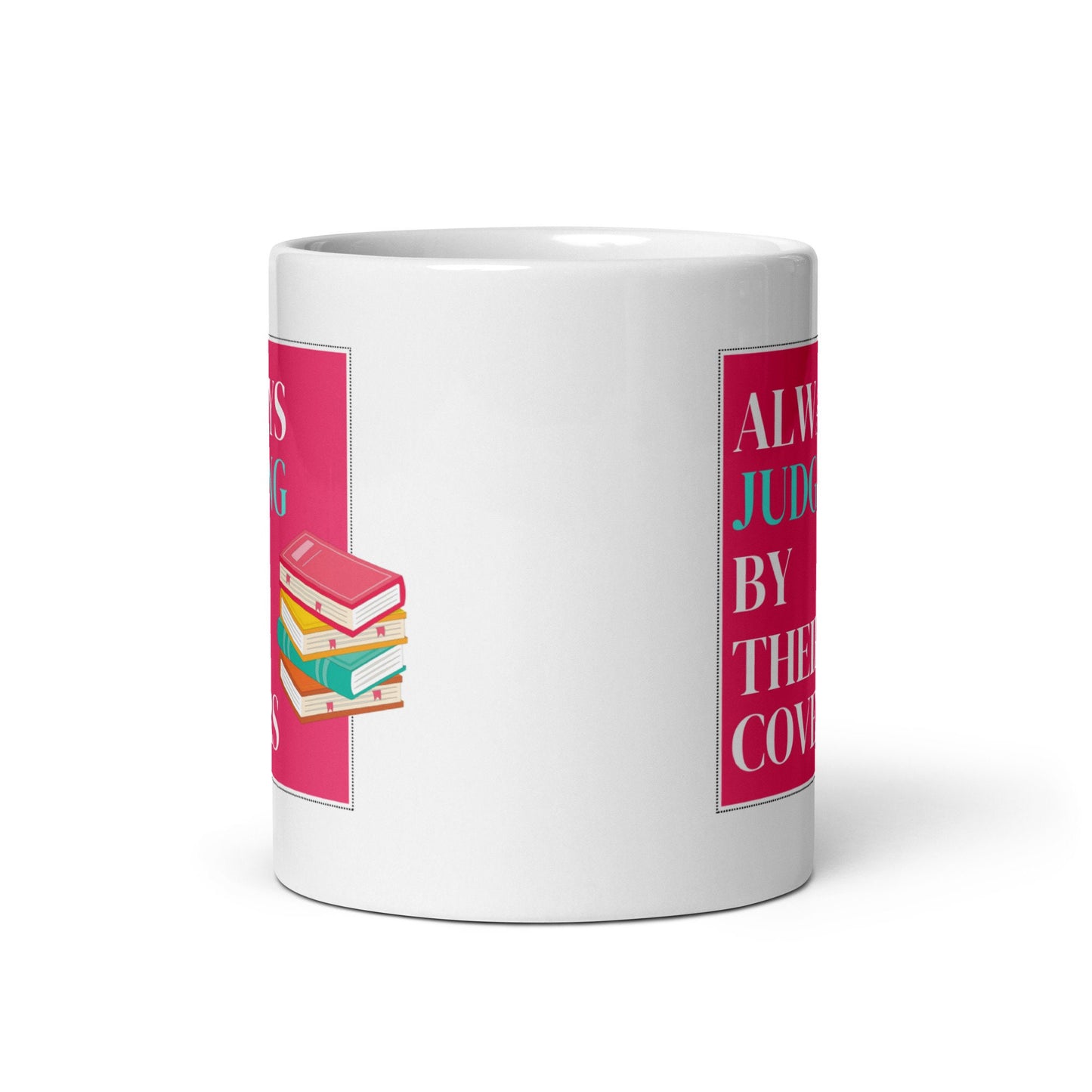 Judging Books By Their Covers Mug Cup Gift for readers present for him or her