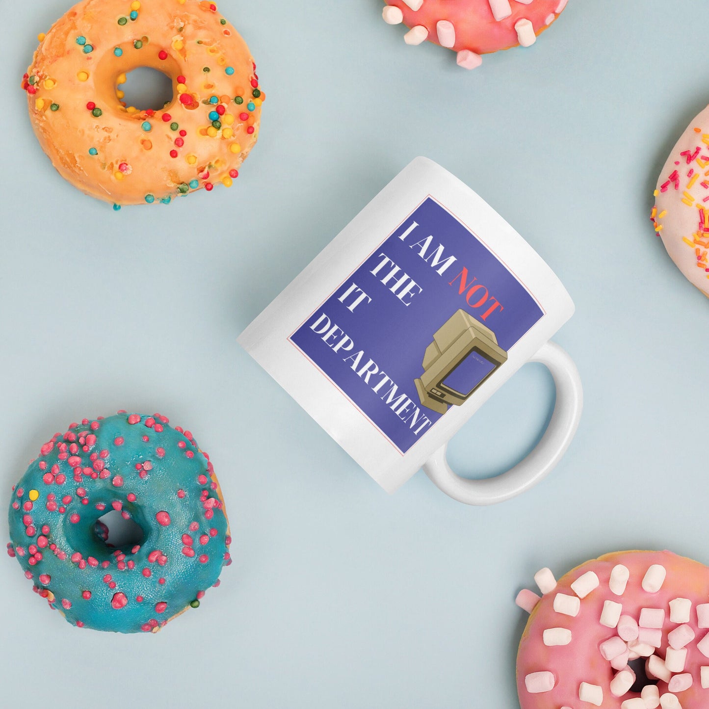 I'm not IT Mug Cup / Gifts Ideas Presents For Mum Dad Birthday Mothers Day / Christmas gift for him or her / Corporate gift