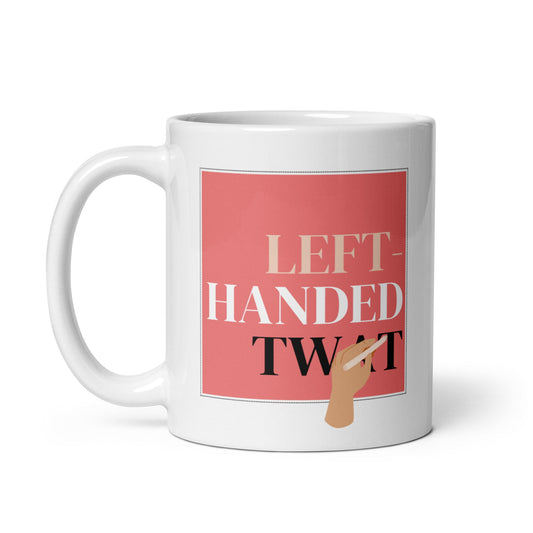 Left Handed Mug Cup / Gifts Ideas Presents For Mum Dad Birthday Mothers Day / Christmas gift for him or her / Corporate gift