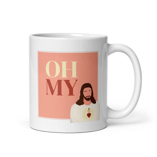 Oh My Christ Mug Cup / Gifts Ideas Presents For Mum Dad Birthday Mothers Day / Christmas gift for him or her / Corporate gift