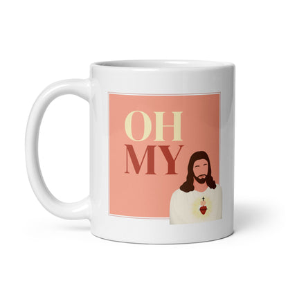 Oh My Christ Mug Cup / Gifts Ideas Presents For Mum Dad Birthday Mothers Day / Christmas gift for him or her / Corporate gift