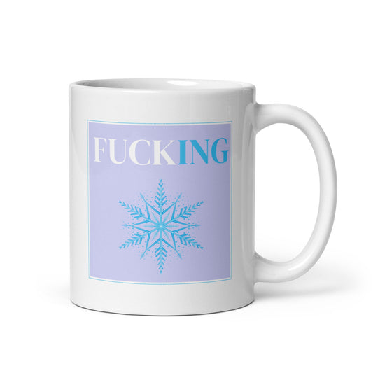 Snowflake Mug Cup / Gifts Ideas Presents For Mum Dad Birthday Mothers Day / Christmas gift for him or her / Corporate gift