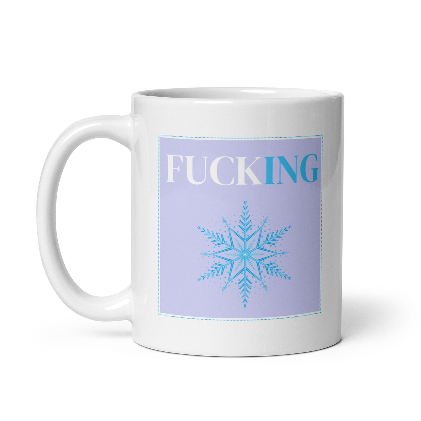 Snowflake Mug Cup / Gifts Ideas Presents For Mum Dad Birthday Mothers Day / Christmas gift for him or her / Corporate gift